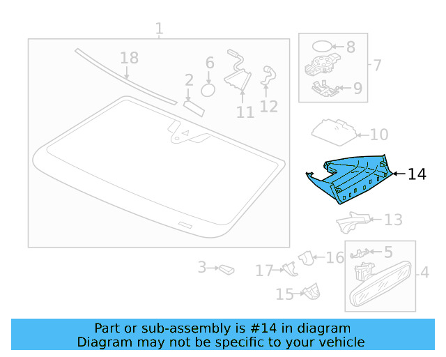 Trim Cover 3CM-857-593-9B9 - View 3