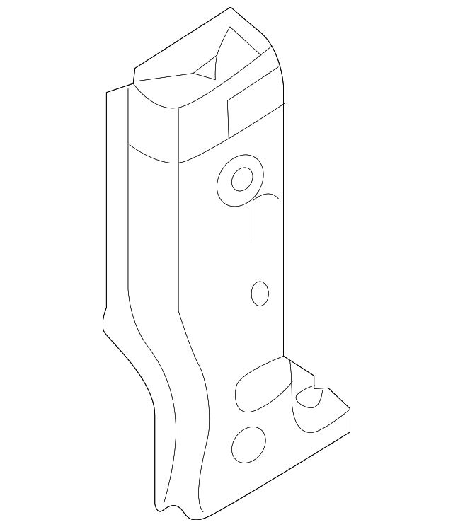 Hinge Pillar Reinforced 3CN-809-203 - View 2