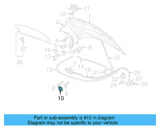 Lock & Switch Cover 3C0-823-187 - View 8