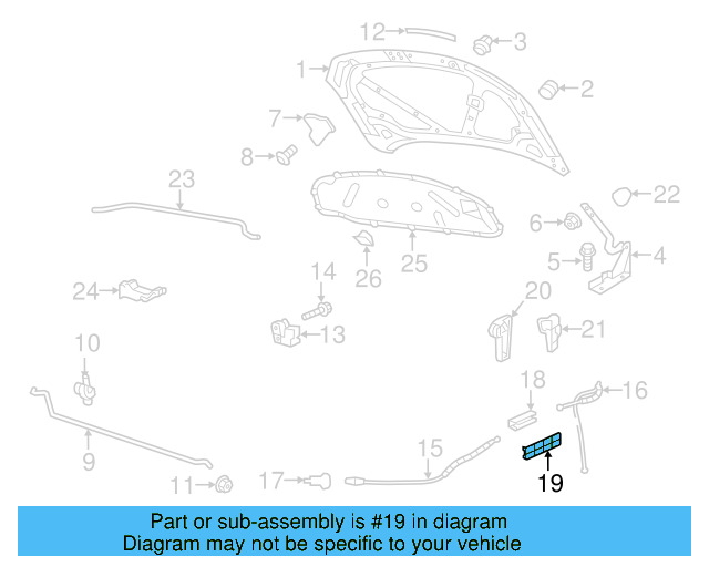 Release Cable Cover 6R0-823-347 - View 9