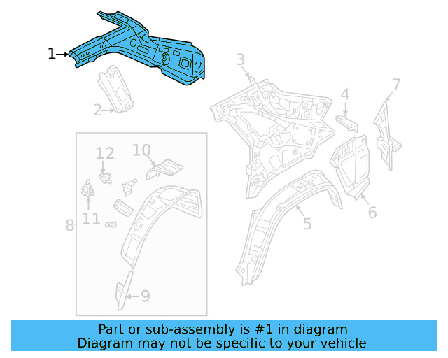 Upper Reinforced 3CM-810-624 - View 2