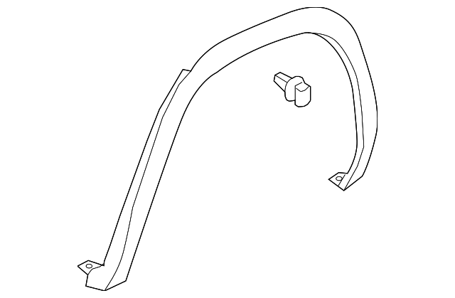 Wheel Opening Molding 3CN-853-818-B-9B9 - View 2