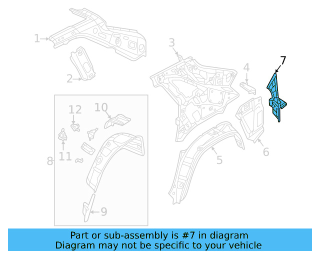 End Panel 3CM-813-482 - View 3