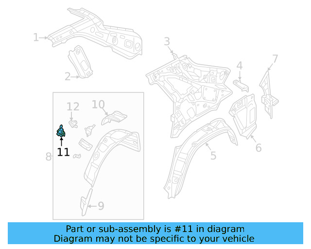 Fuel Filler Housing 3QF-803-481 - View 3