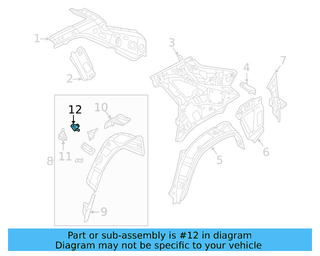 Mount Bracket 3QF-803-447 - View 2
