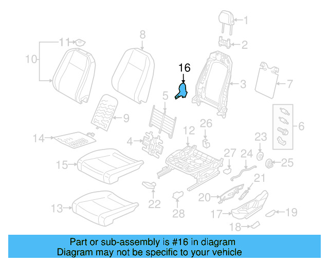 Seat Trim Panel 3CN-881-479-A-82V - View 2