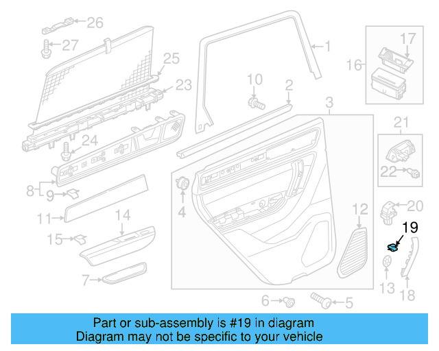 Window Switch 7L6-959-855-B-REH - View 14