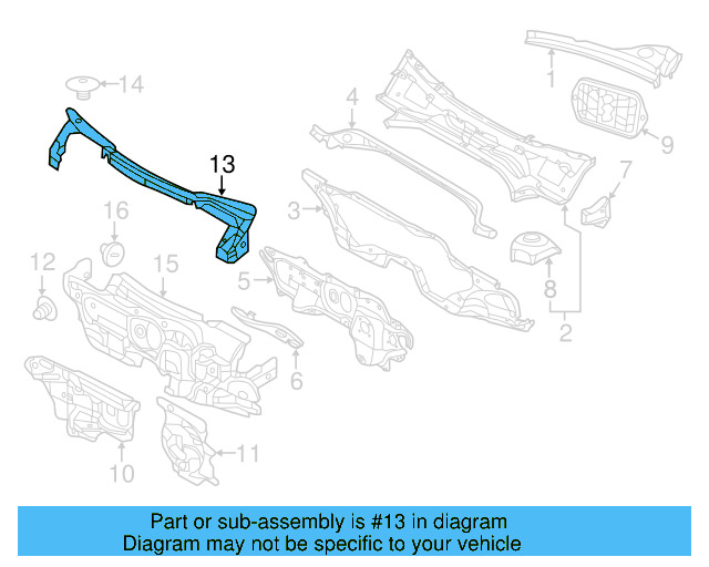 Sound Absorber 5C0-863-354-A - View 21