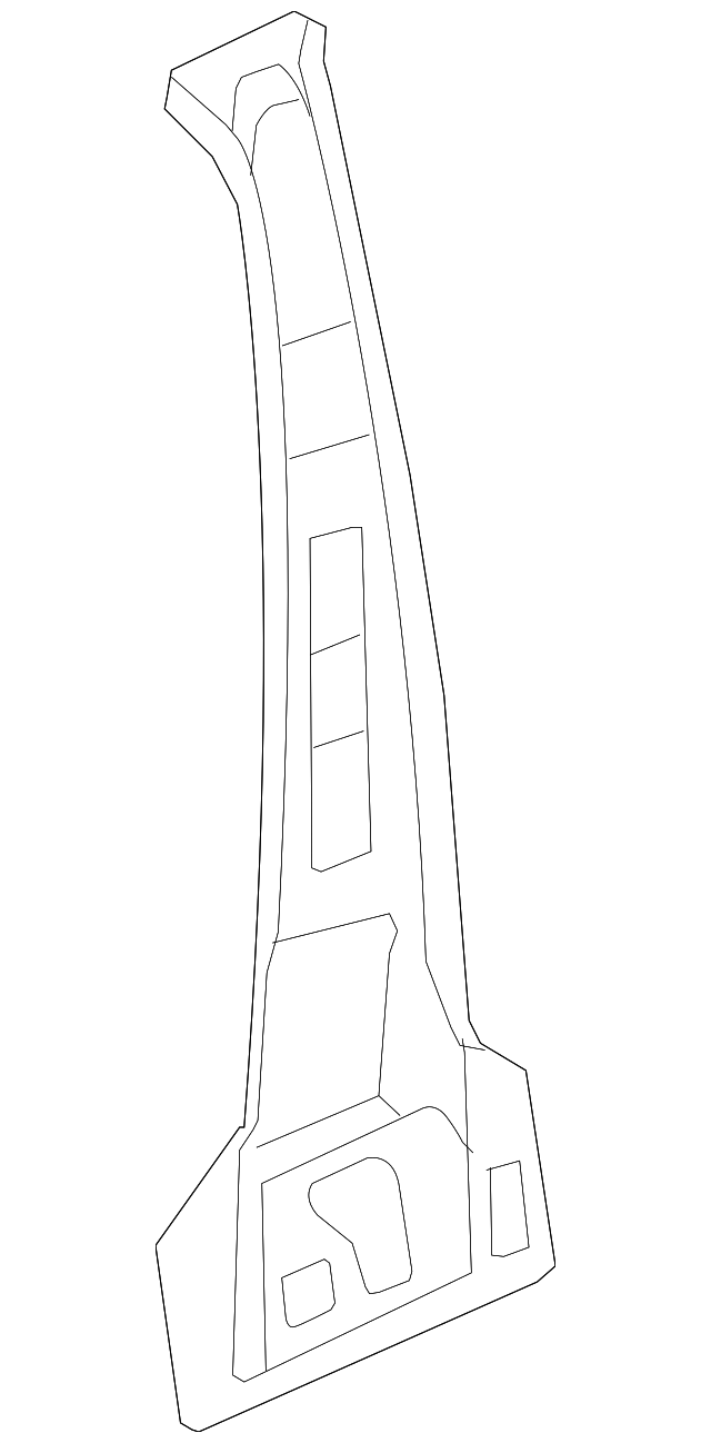 Pillar Reinforced 3C8-809-443 - View 3