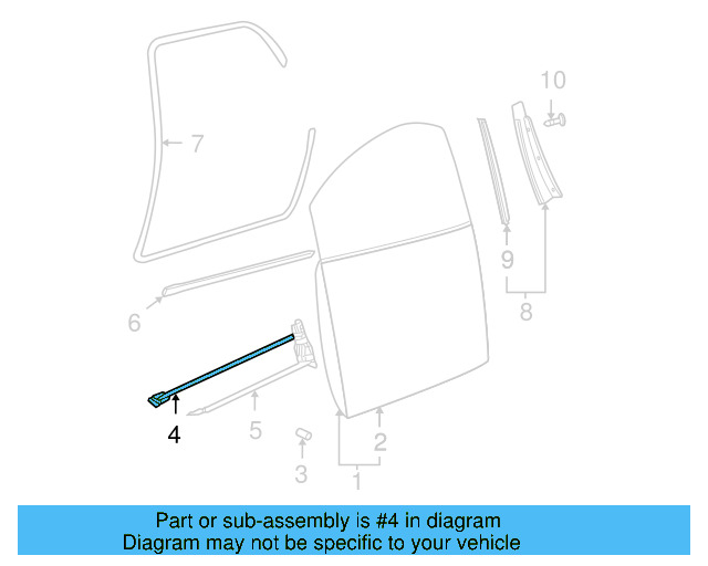 Impact Bar 1C0-831-506-A - View 2