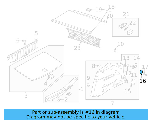 Tie Down Hook 3V9-867-615-9B9 - View 6