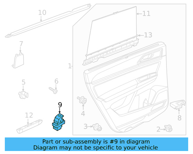 Window Switch 5G0-959-855-K-WHS - View 16