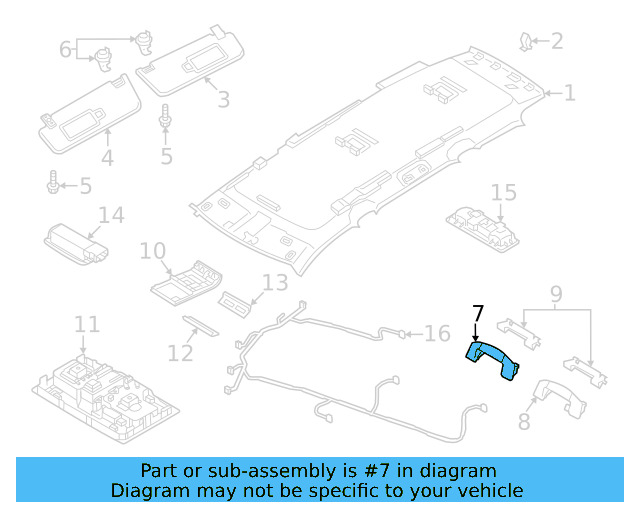 Grip Handle 2G0-857-607-ZA2 - View 4
