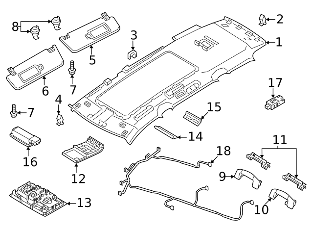 Map Lamp Assembly 17A-947-105-WHI - View 5