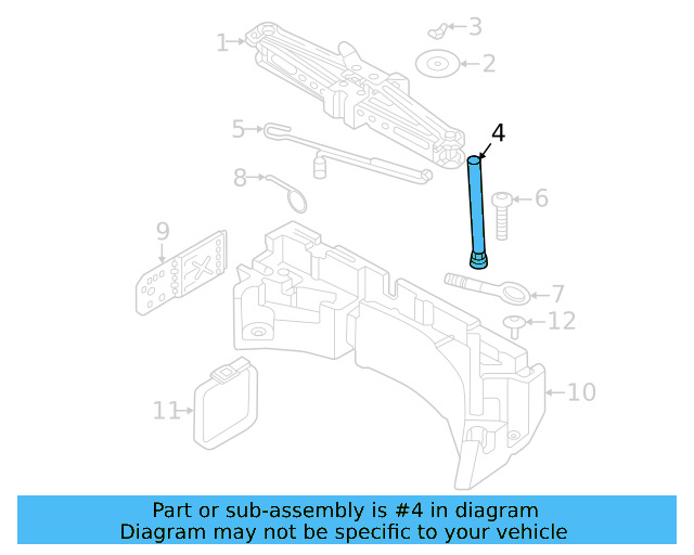 Lug Wrench 4D0-012-219-A - View 14