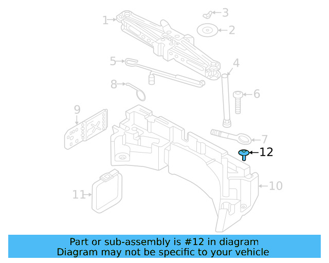 Tool Compartment Retainer N-908-713-01