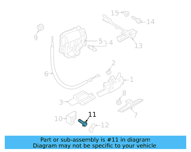 Lower Bumper Screw N-906-403-03 - View 3