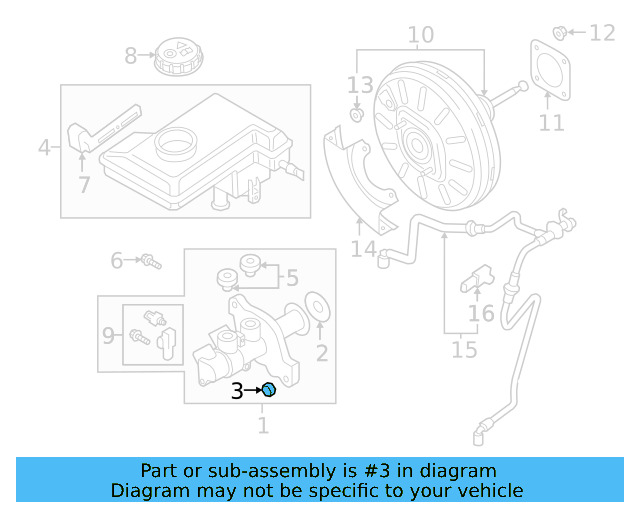 Master Cylinder Nut N-022-146-24 - View 6