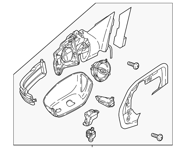 Mirror Assembly 3CM-857-508-E-9B9 - View 3
