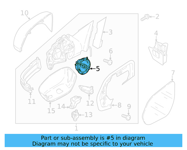 Mirror Motor 3G0-959-578-C - View 9