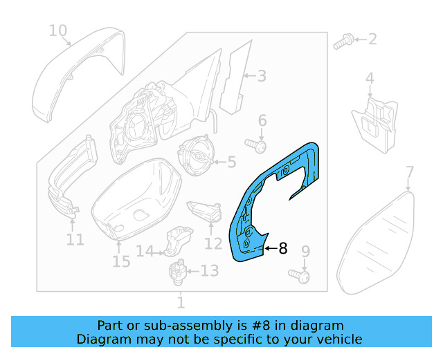 Trim Molding 3CN-857-601-9B9