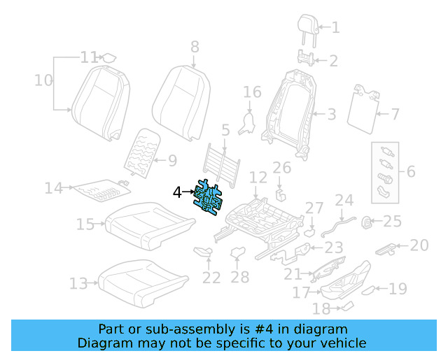 Lumbar Support 5C6-881-880 - View 12