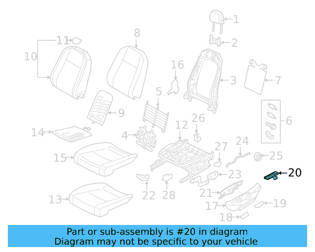 Height Adjuster 5NN-882-252-A-82V - View 7
