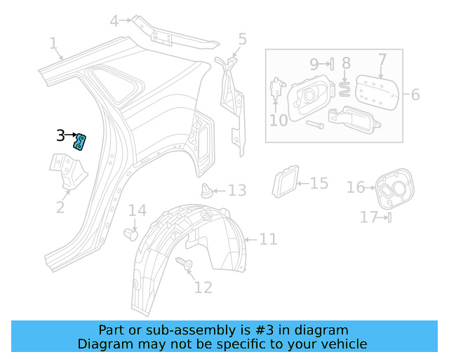 Pillar Reinforced Nut Plate 6R0-810-681 - View 17