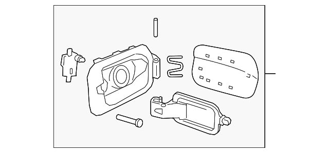 Fuel Door (Unpainted) 3cn809857gru