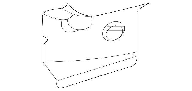 Rear Body Panel End Piece 3CC-813-361