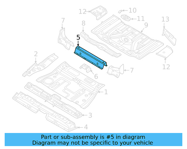Center Cross 3QF-814-153-A - View 3