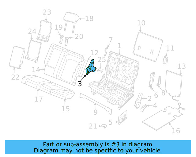 Hinge Cover 3CM-885-315-82V - View 2