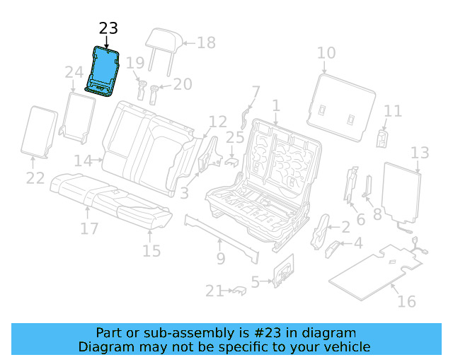 Armrest Bezel 3CN-885-961 - View 6