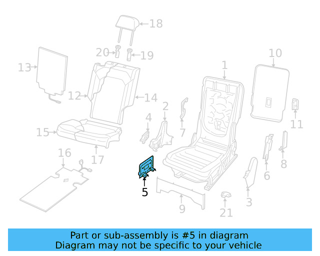 Outer Bracket 3CC-885-968 - View 2