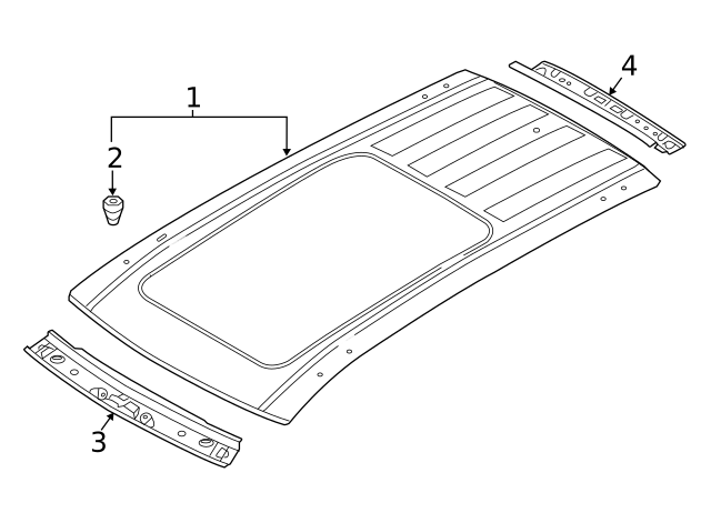 Roof Panel Nut WHT-003-869-A - View 3