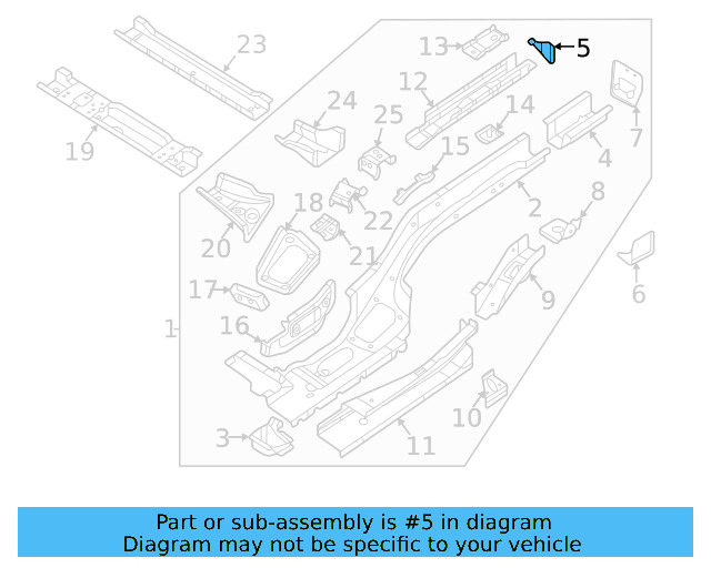 Rail End Filler 3QF-803-775-A - View 3