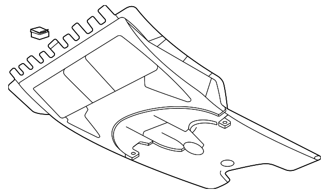 Radiator Support Splash Shield 3QF-825-236-G - View 2