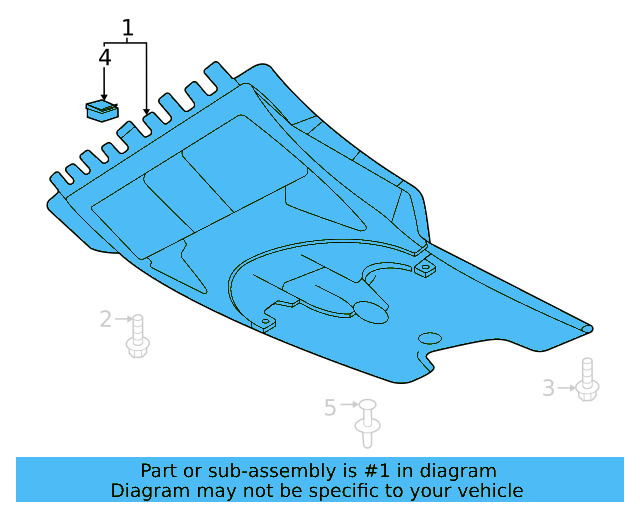 Radiator Support Splash Shield 3QF-825-236-G