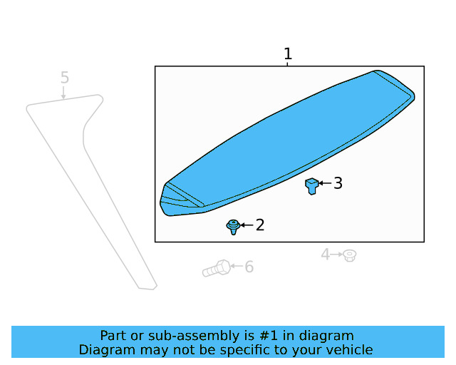 Spoiler 3CM-827-933-F-GRU - View 3