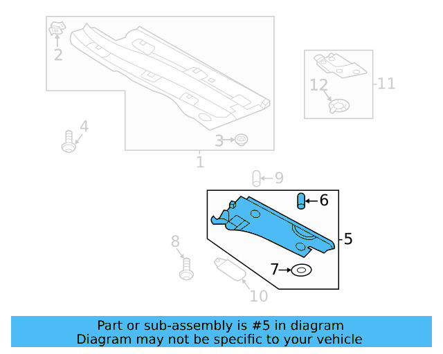 Rear Shield 3QF-825-102 - View 3