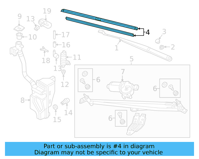 Wiper Blade 3CM-955-425-03C - View 3