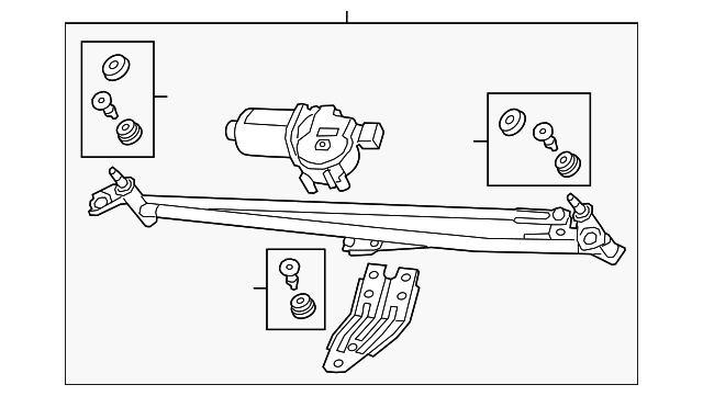 Wiper Linkage 3CN-955-023-A - View 4