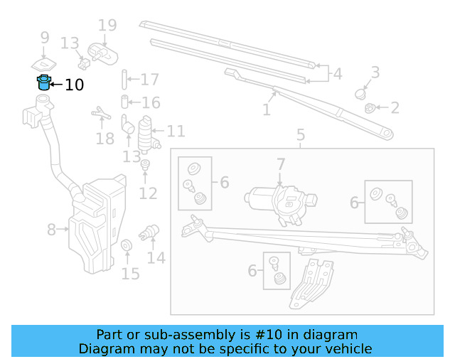 Washer Fluid Strainer 4A0-955-485 - View 76