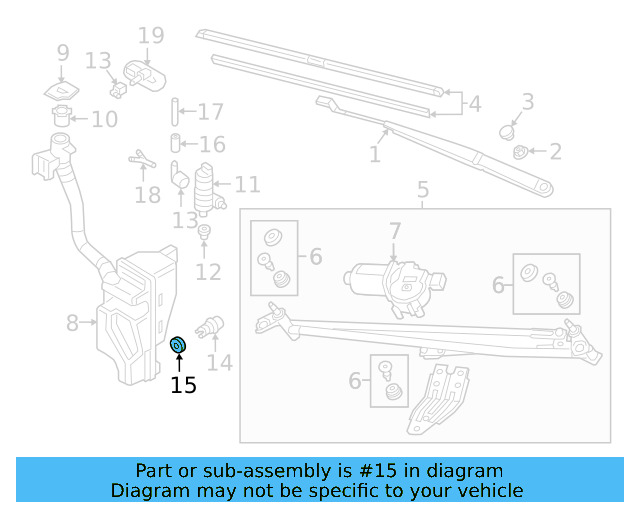 Level Sensor Seal 7M0-919-382 - View 62