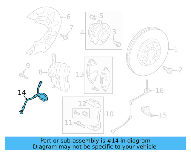 Brake Hose 3QF-611-701-B - View 9
