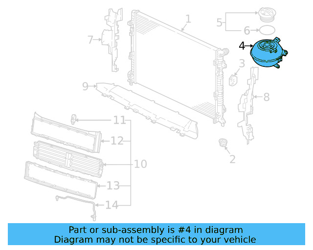 Expansion Tank 5Q0-121-407-M - View 11