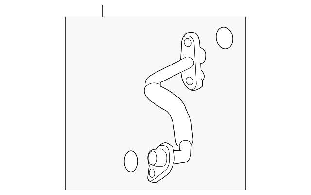 Turbocharger Coolant Line 06K-121-497-AC
