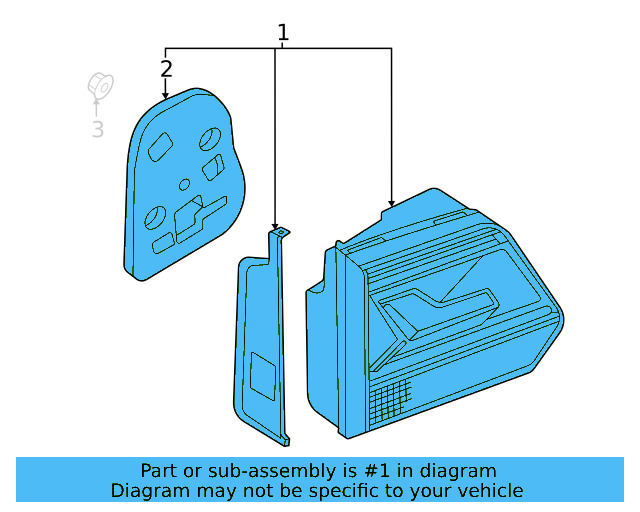 Backup Lamp 3CN-945-094-D - View 4