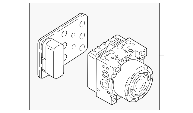 ABS Hydraulic Assembly 5Q0-614-517-DL-BEF