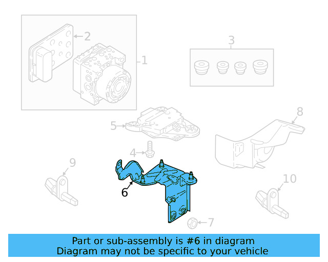 Mount Bracket 5Q1-614-235-K - View 14